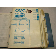 1985 OMC Evinrude Johnson Recreational Outboard Service Repair Manual 2 Thru V-6