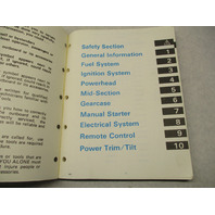 507616 OMC 1987 Evinrude Johnson Outboard Service Repair Manual 35A-55 "CU"