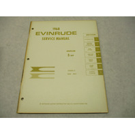4478 OMC 1968 Evinrude Outboard Service Repair Manual 5 HP Angler 5802 5803 Models