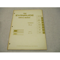 4479 OMC 1968 Evinrude Outboard Service Manual 6 HP Fisherman 6802 6803