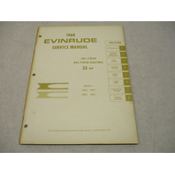 4482 OMC 1968 Evinrude Outboard Service Manual 33 HP Ski-Twin Electric