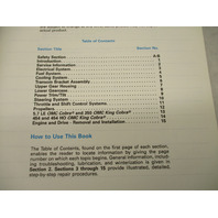 507954 OMC Cobra Stern Drive Service Manual 5.7L LE 350 454 King Cobra RGD Models