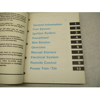 507450 OMC Johnson Evinrude Commercial Outboard Service Manual 65/100/155 1984