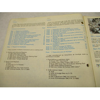985777 OMC Cobra Stern Drive Vertical Drive Installation Instructions 1987