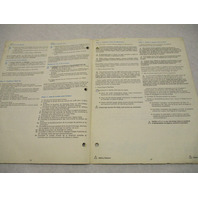 985777 OMC Cobra Stern Drive Vertical Drive Installation Instructions 1987