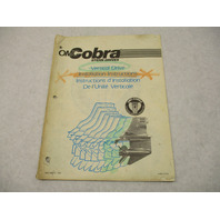 985777 OMC Cobra Stern Drive Vertical Drive Installation Instructions 1987