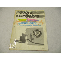 985292 OMC Cobra Stern Drive Engine & Transom Bracket Installation Instructions