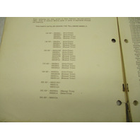 980921 1975 OMC Stern Drive Parts Catalog 120-245 HP Final Edition