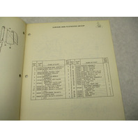 121465 OMC 1966 Evinrude Aquanaut Diving Unit Parts Catalog Model AH-100E