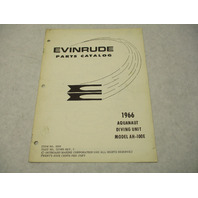 121465 OMC 1966 Evinrude Aquanaut Diving Unit Parts Catalog Model AH-100E GBP006288