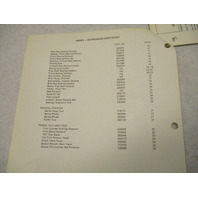OMC Evinrude Johnson Outboard Tools Parts Catalog for 1978 Models