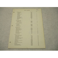 OMC Evinrude Johnson Outboard Tools Parts Catalog for 1978 Models GBP006290