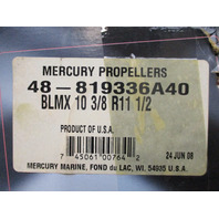 819336A40 10 3/8 x 11 1/2 Pitch Propeller 20-60 HP Chrysler Force Outboards 14 Spline