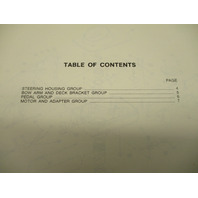 281368 OMC 1979 Evinrude Electric Outboard Parts Catalog EB52 EB84 Prelim Ed