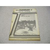 281368 OMC 1979 Evinrude Electric Outboard Parts Catalog EB52 EB84 Prelim Ed