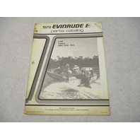 281370 OMC 1979 Evinrude 4 HP Outboard Parts Catalog Prelim Ed Model 4904 4932