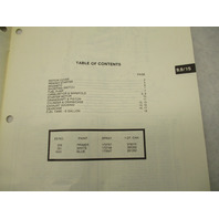 281372 OMC 1979 Evinrude Outboard Parts Catalog Prelim Ed 9.9 & 15 HP Models