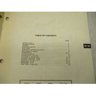 281373 OMC 1979 Evinrude Outboard Parts Catalog Prelim Ed 25 & 35 HP Models