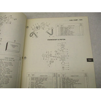 281376 OMC 1979 Evinrude Outboard Parts Catalog Prelim Ed 85 100 115 140 HP V-4