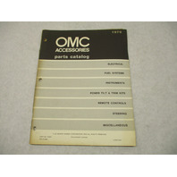 173624 1979 OMC Evinrude Johnson Marine Accessories Parts Catalog Prelim Edition