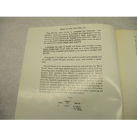 507539 1985 OMC Evinrude Johnson Outboard Parts Service Guide 1974-1984