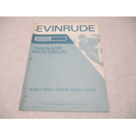 262303 1972 Evinrude Trailblazer Snowmobile Parts Catalog E2020A/B E2025A/B