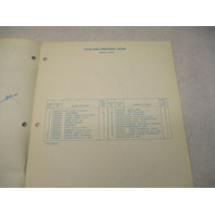 406071 1972 Evinrude Norseman Snowmobile Parts Catalog Model E252M