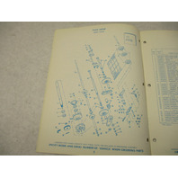 406071 1972 Evinrude Norseman Snowmobile Parts Catalog Model E252M