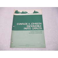 262935 1973 Evinrude Johnson 30 HP Snowmobile Parts Catalog Skeehorse Trailblazer