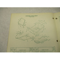262935 1973 Evinrude Johnson 30 HP Snowmobile Parts Catalog Skeehorse Trailblazer