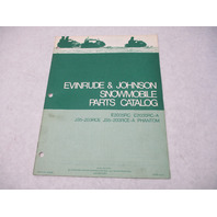 262840 1973 OMC Evinrude Johnson 35 HP Snowmobile Parts Catalog Phantom