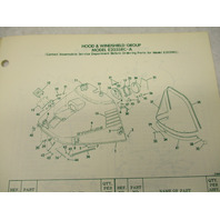 262840 1973 OMC Evinrude Johnson 35 HP Snowmobile Parts Catalog Phantom