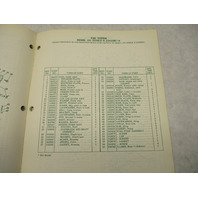 262840 1973 OMC Evinrude Johnson 35 HP Snowmobile Parts Catalog Phantom