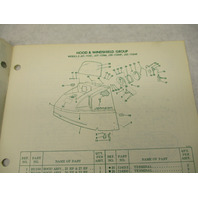 262978 1973 Evinrude Johnson 21-32 HP Snowmobile Parts Catalog E1531 J30-153HP
