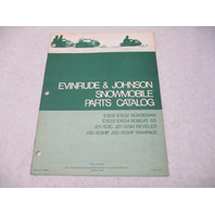 262978 1973 Evinrude Johnson 21-32 HP Snowmobile Parts Catalog E1531 J30-153HP
