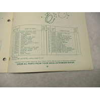 263158 1973 Evinrude Johnson 30 HP Snowmobile Parts Catalog E253E J30-253E