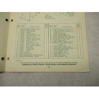 263321 1973 Evinrude Johnson 30 HP Snowmobile Parts Catalog E2035Q J30-203RSQ