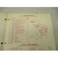 263722 OMC 1974 Evinrude Johnson 35, 40, 50 HP Snowmobile Parts Catalog