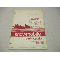 263722 OMC 1974 Evinrude Johnson 35, 40, 50 HP Snowmobile Parts Catalog