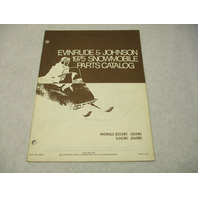 263957 OMC 1975 Evinrude Johnson 35, 45 HP Snowmobile Parts Catalog E255RC J265RC