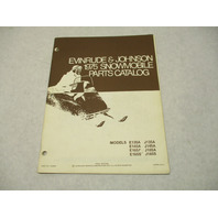 263958 1975 Evinrude Johnson 35-50 HP Snowmobile Parts Catalog E135A J165A Final