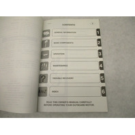 2003 Yamaha Outboard F30C F40C Owner's Manual LIT-18626-05-48 USA Edition