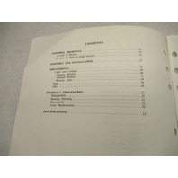 1987 Yamaha JETDRIVE Operation & Service Manual LIT-18619-00-88 USA Edition