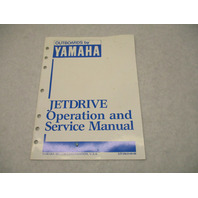 1987 Yamaha JETDRIVE Operation & Service Manual LIT-18619-00-88 USA Edition