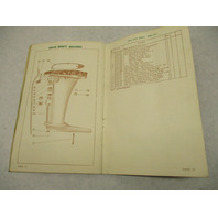 H71552 1952 Kiekhaefer Mercury Cruiser KH-7 Outboard Operators Manual