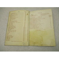 H71552 1952 Kiekhaefer Mercury Cruiser KH-7 Outboard Operators Manual