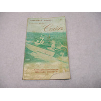 H71552 1952 Kiekhaefer Mercury Cruiser KH-7 Outboard Operators Manual