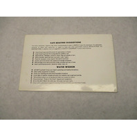 52247 Mercury Outboard Operation & Maintenance Manual Merc 1960-1965 2 4 6 CYL