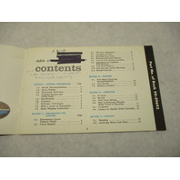 Mercury Kiekhaefer Merc 100, 10HP Outboard Operation & Maintenance Manual 1959