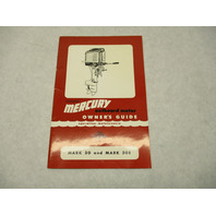 Kiekhaefer Mercury Mark 30 & 30E Outboard Operation & Maintenance Manual 1955